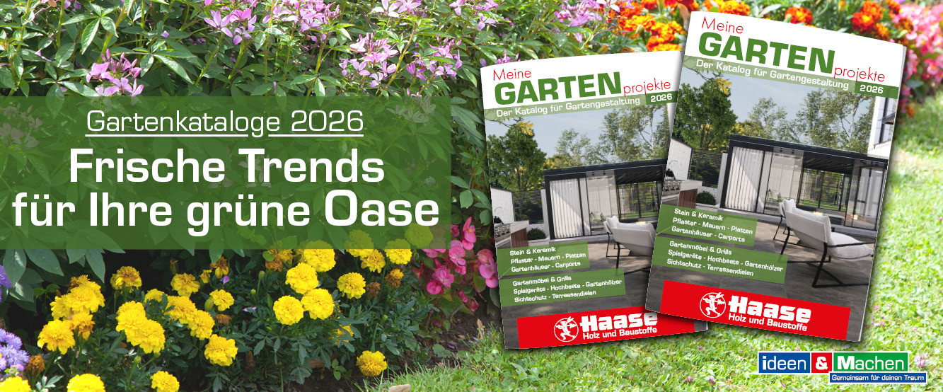 Gartenkatalog 2026 bei Holz-Haase